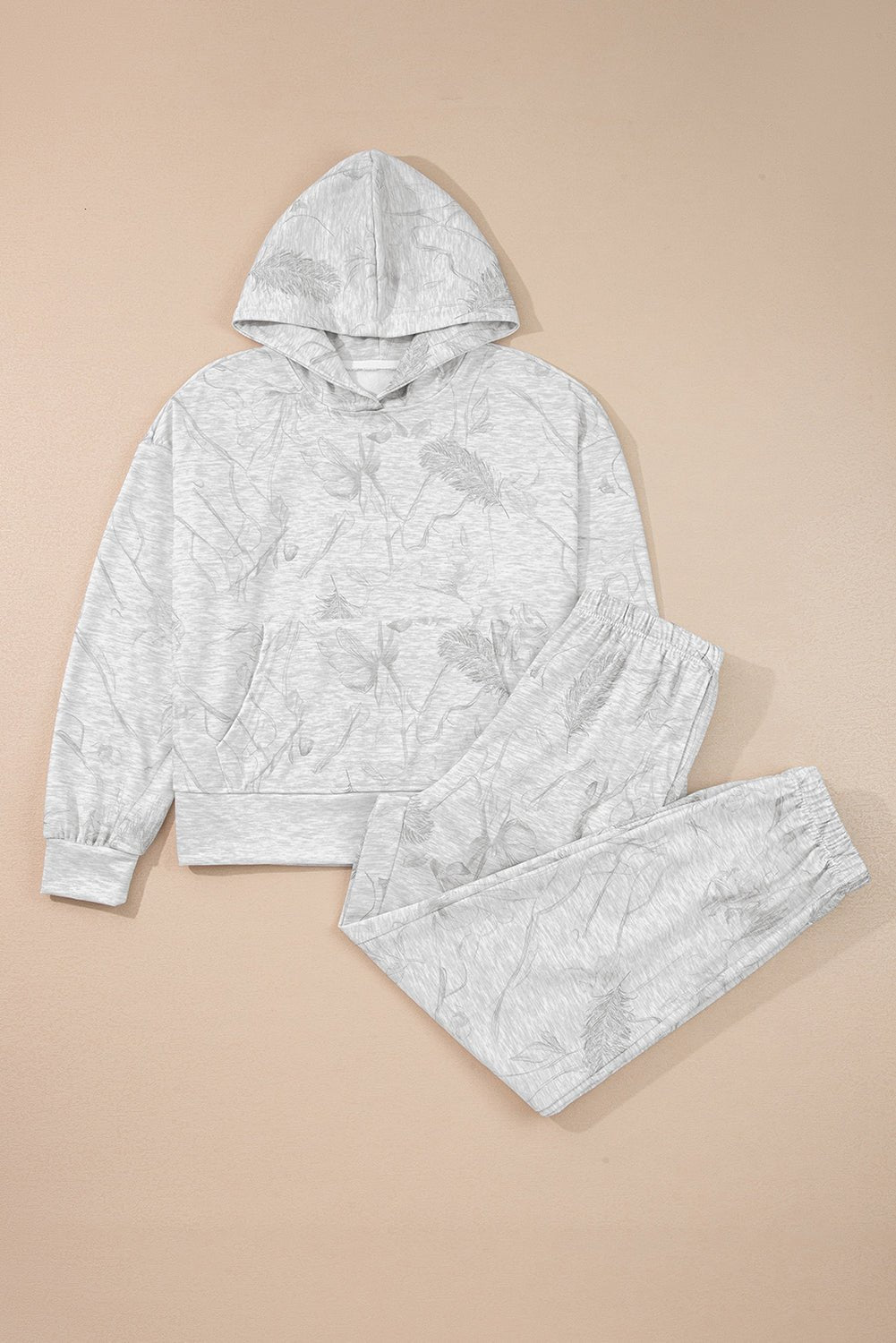 Abstract Drop Sleeve Hoodie and Pant Set - Rooted & Reckless Co.