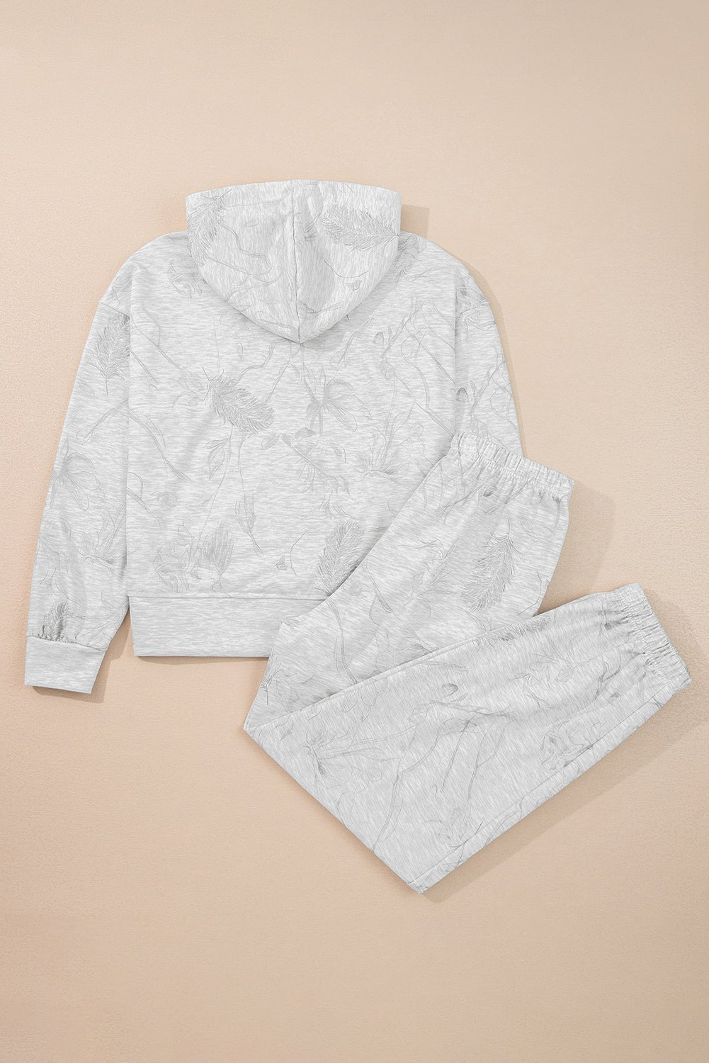 Abstract Drop Sleeve Hoodie and Pant Set - Rooted & Reckless Co.