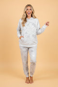 Abstract Drop Sleeve Hoodie and Pant Set - Rooted & Reckless Co.