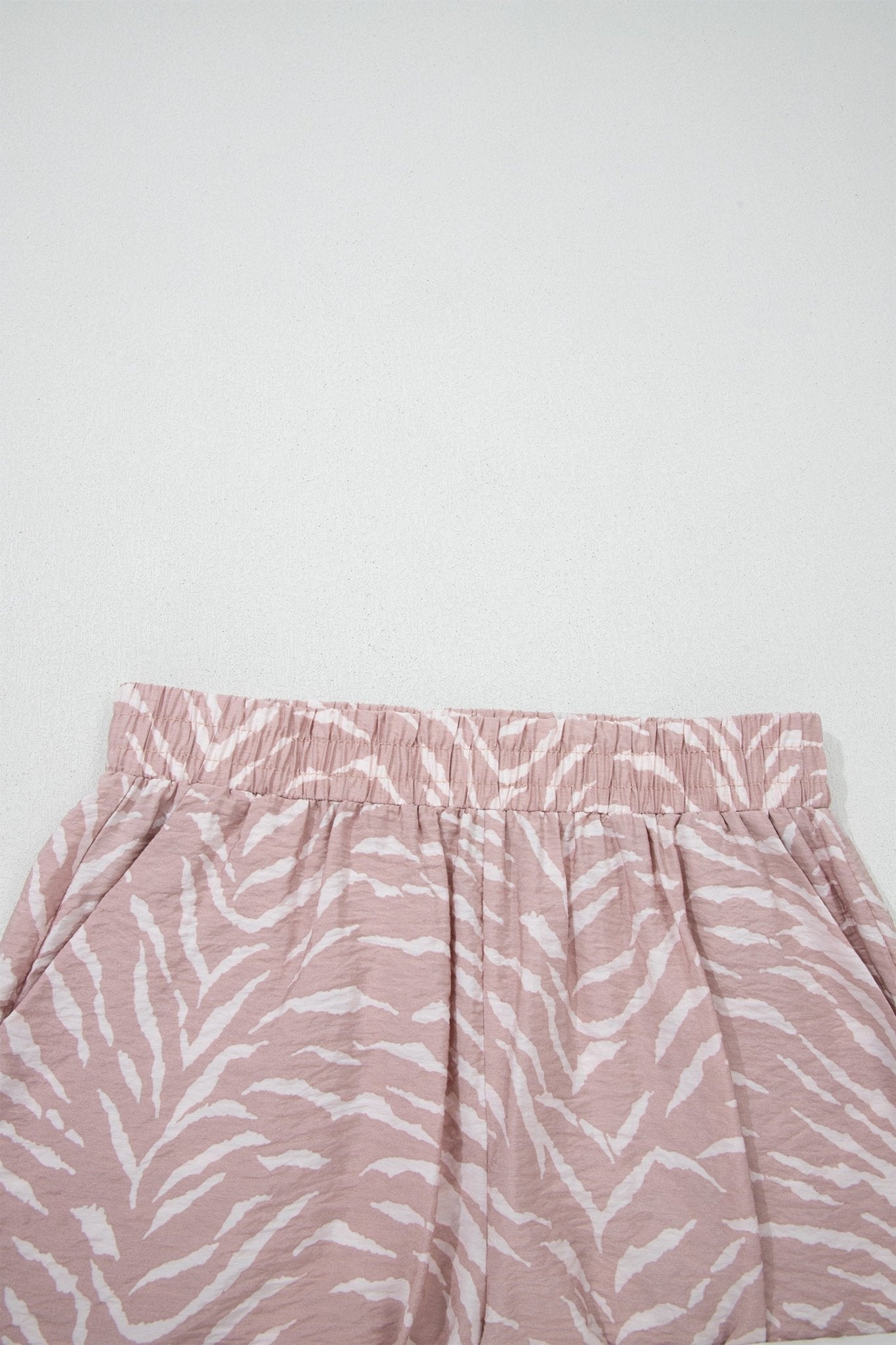 Abstract Zebra Top & Shorts Lounge Set - Rooted & Reckless Co.