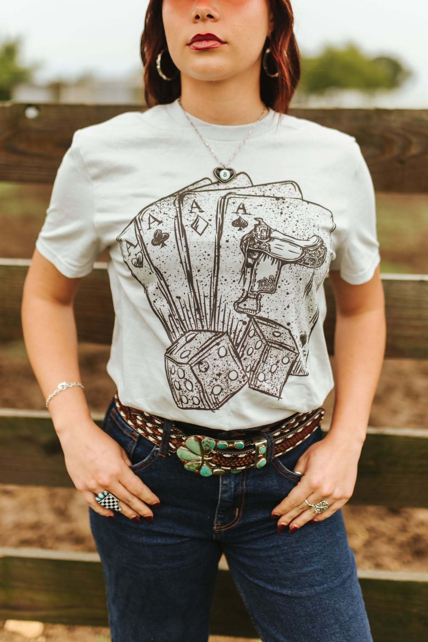 Aces And Dice Graphic Tee - Rooted & Reckless Co.
