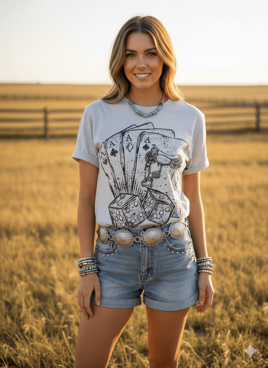 Aces And Dice Graphic Tee - Rooted & Reckless Co.