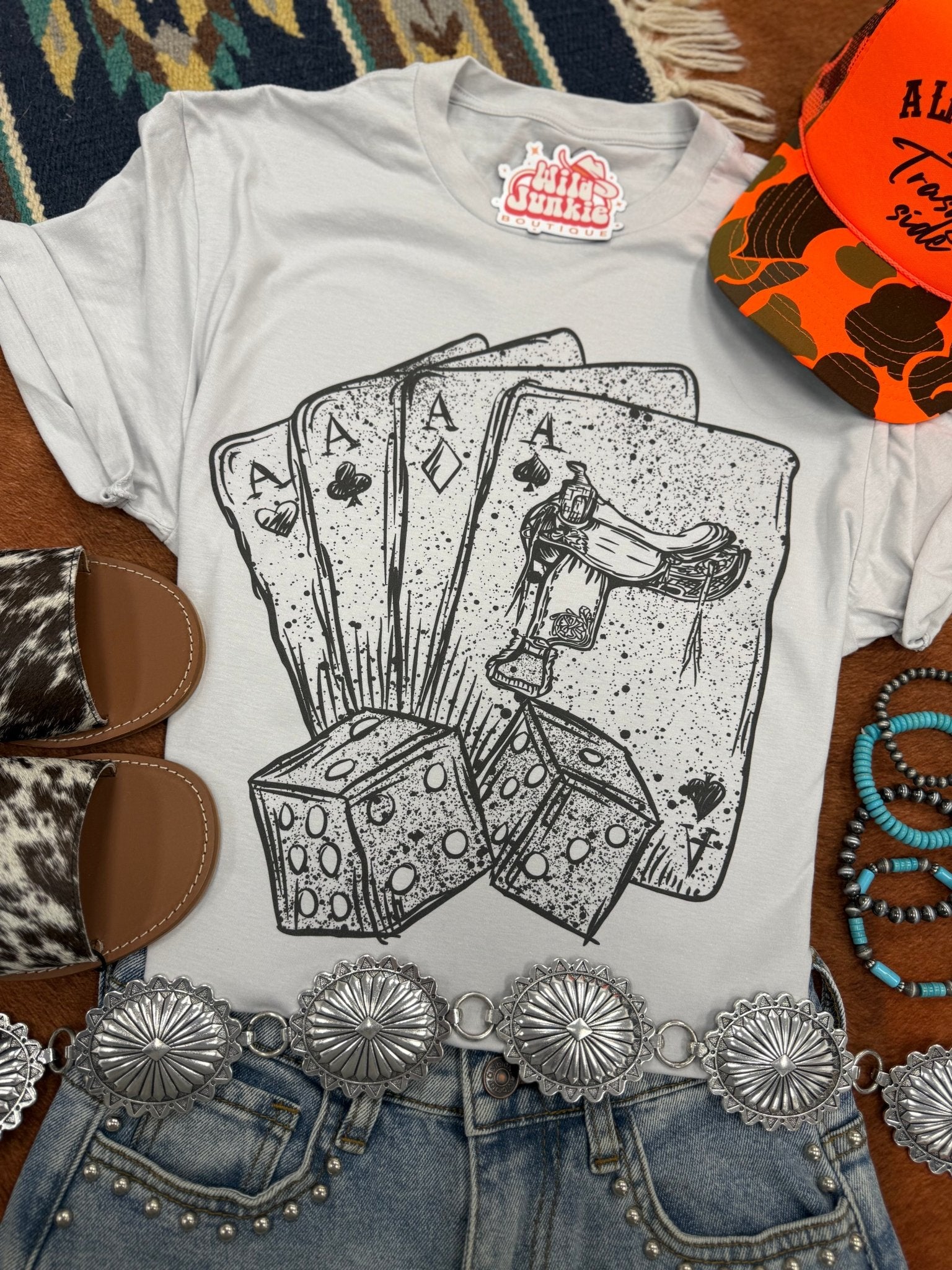 Aces And Dice Graphic Tee - Rooted & Reckless Co.