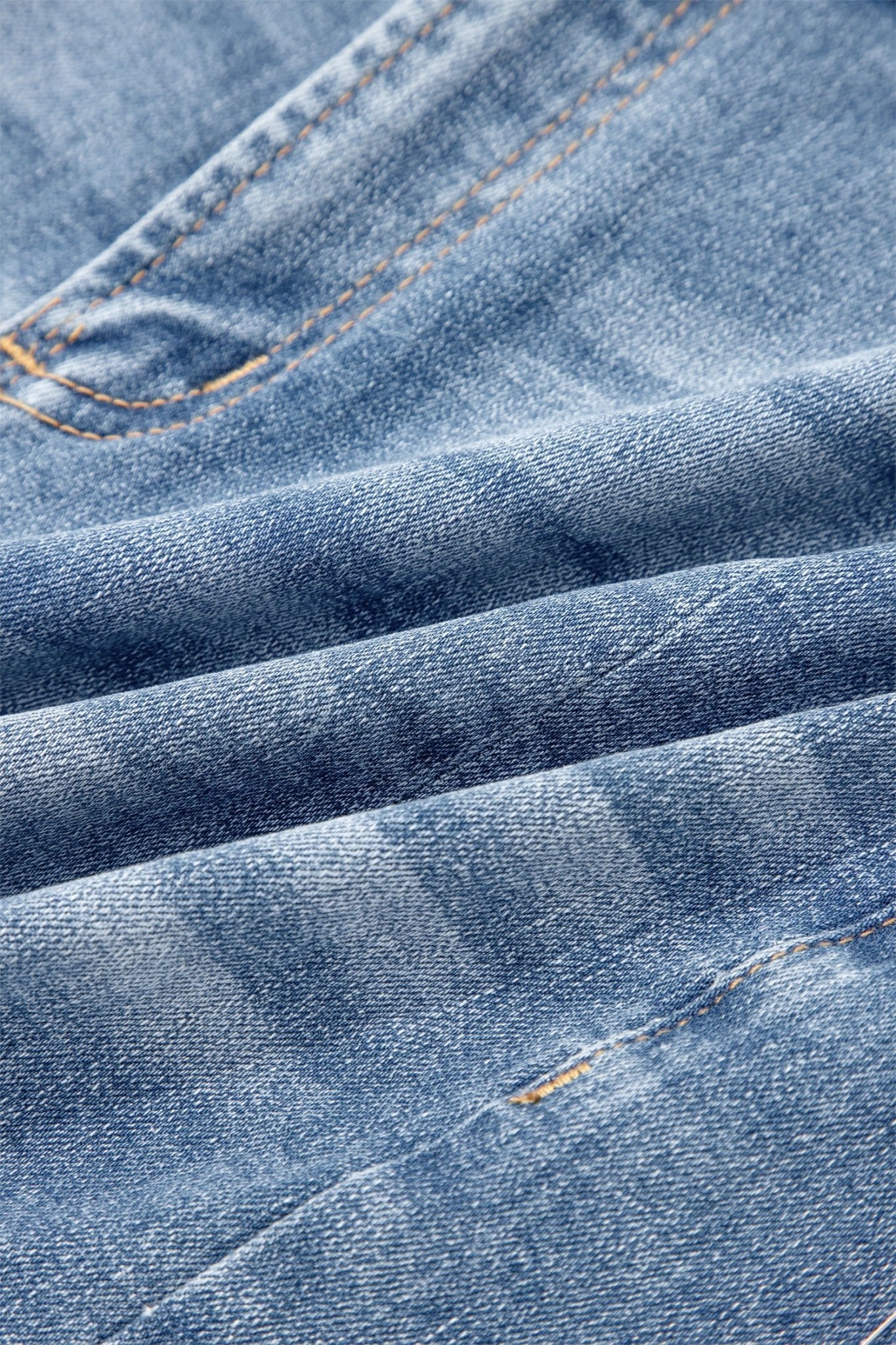 Acid Wash Denim Raw Hem Shorts - Rooted & Reckless Co.