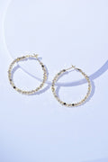 Alloy Hoop Earrings - Rooted & Reckless Co.