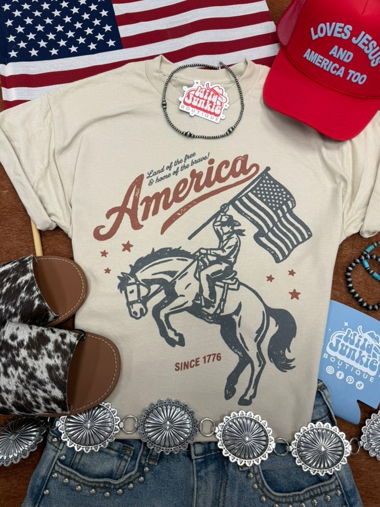 America Since 1776 Graphic Tee - Rooted & Reckless Co.