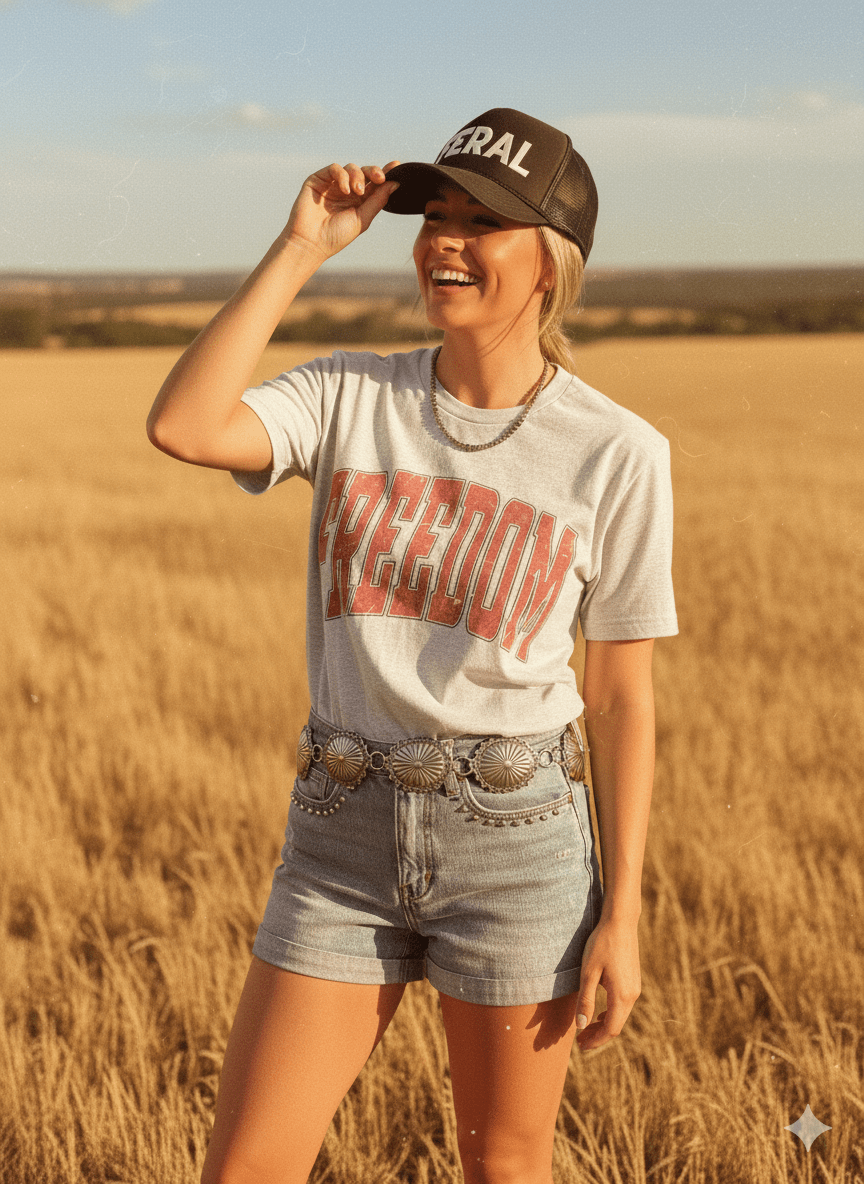 American Freedom Graphic Tee - Rooted & Reckless Co.