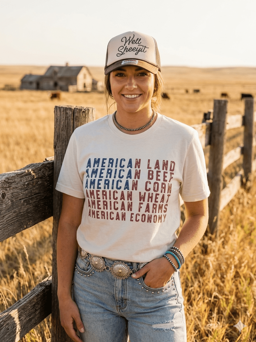 American Land Graphic Tee - Rooted & Reckless Co.