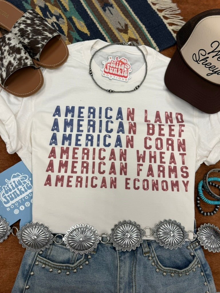 American Land Graphic Tee - Rooted & Reckless Co.