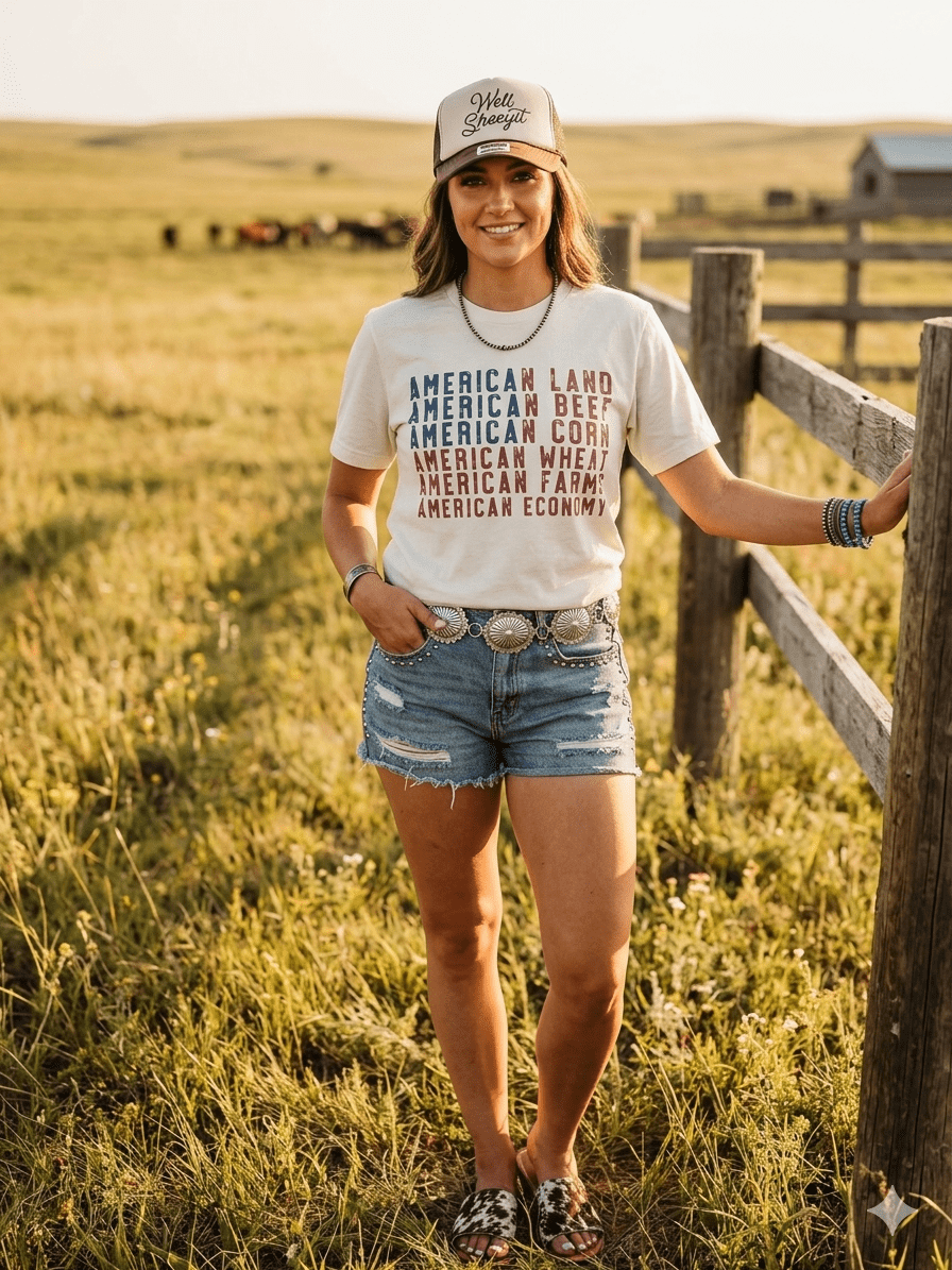 American Land Graphic Tee - Rooted & Reckless Co.
