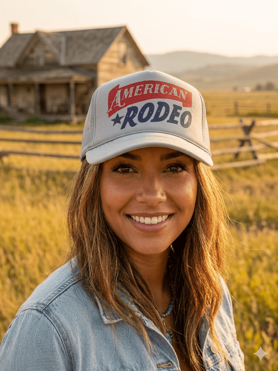 American Rodeo Classic Trucker Hat - Rooted & Reckless Co.