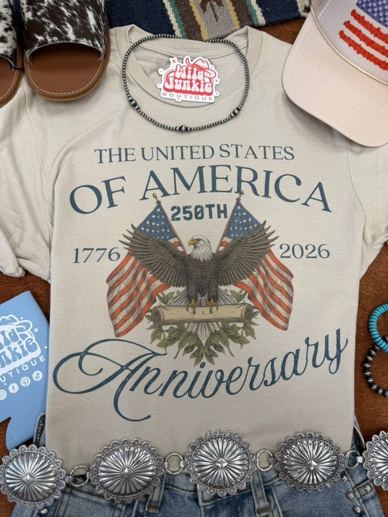 America's 250th Anniversary Graphic Tee - Rooted & Reckless Co.