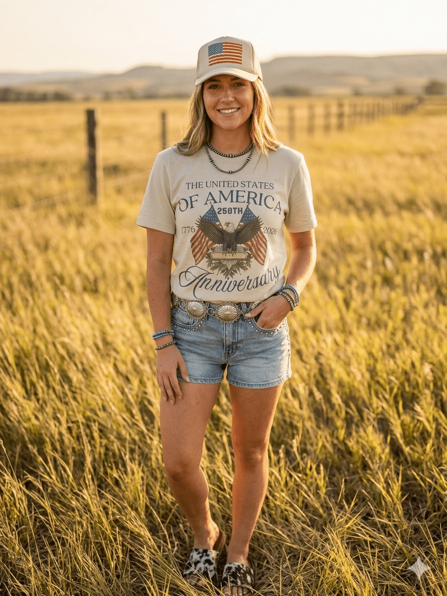 America's 250th Anniversary Graphic Tee - Rooted & Reckless Co.