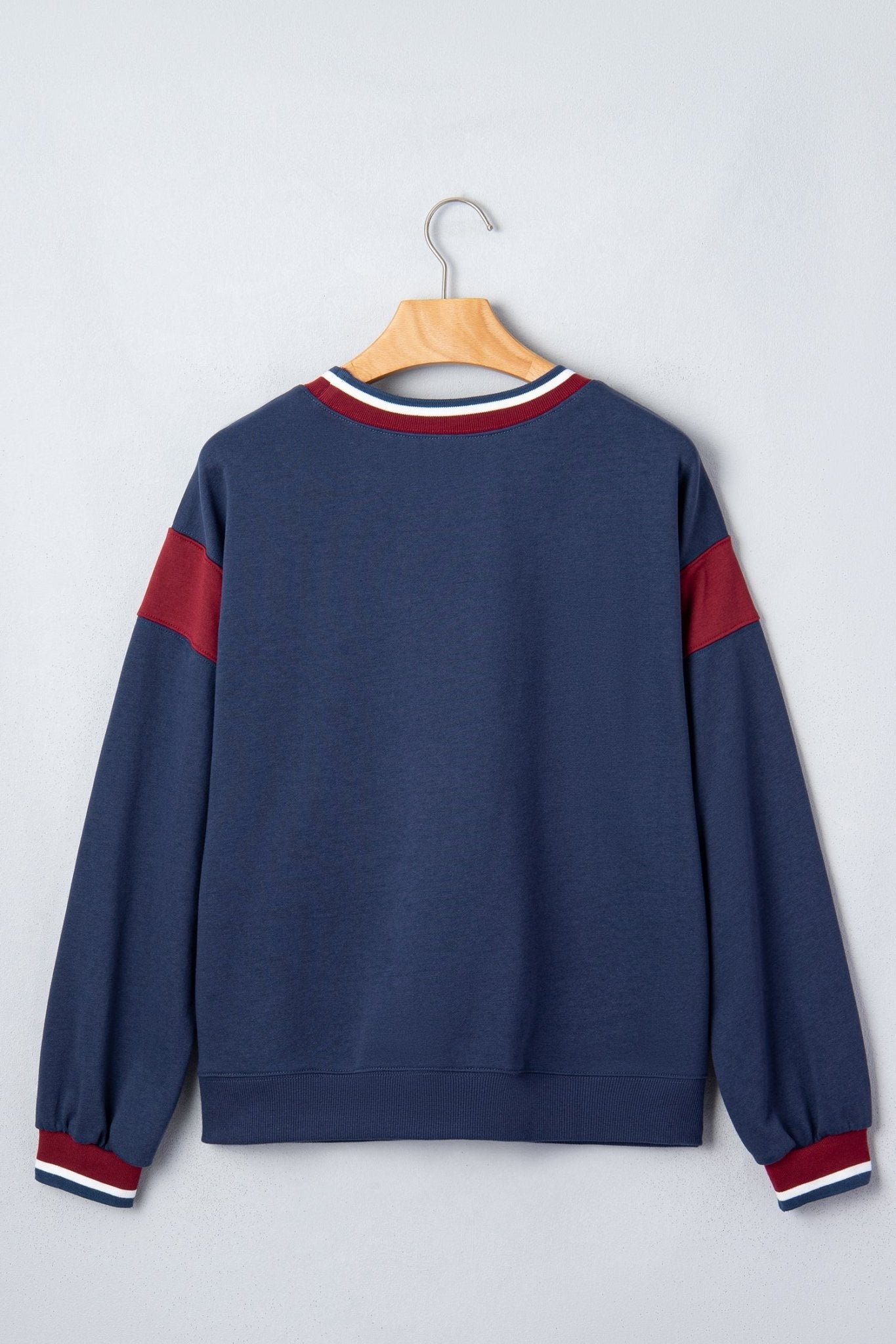 ATHLETIC DIVISION Colorblock Long Sleeve Graphic Sweatshirt - Rooted & Reckless Co.