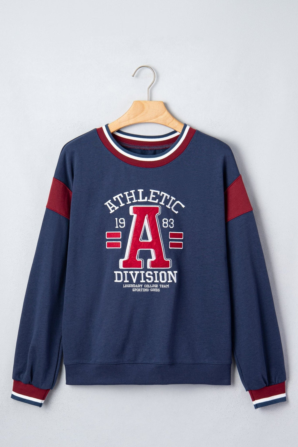 ATHLETIC DIVISION Colorblock Long Sleeve Graphic Sweatshirt - Rooted & Reckless Co.