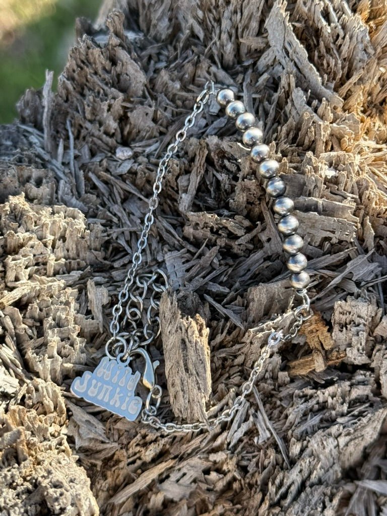 Authentic Silver Pearl Bar Bracelet - Rooted & Reckless Co.