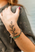 Authentic Turquoise Heishi Beaded Bracelet - Rooted & Reckless Co.