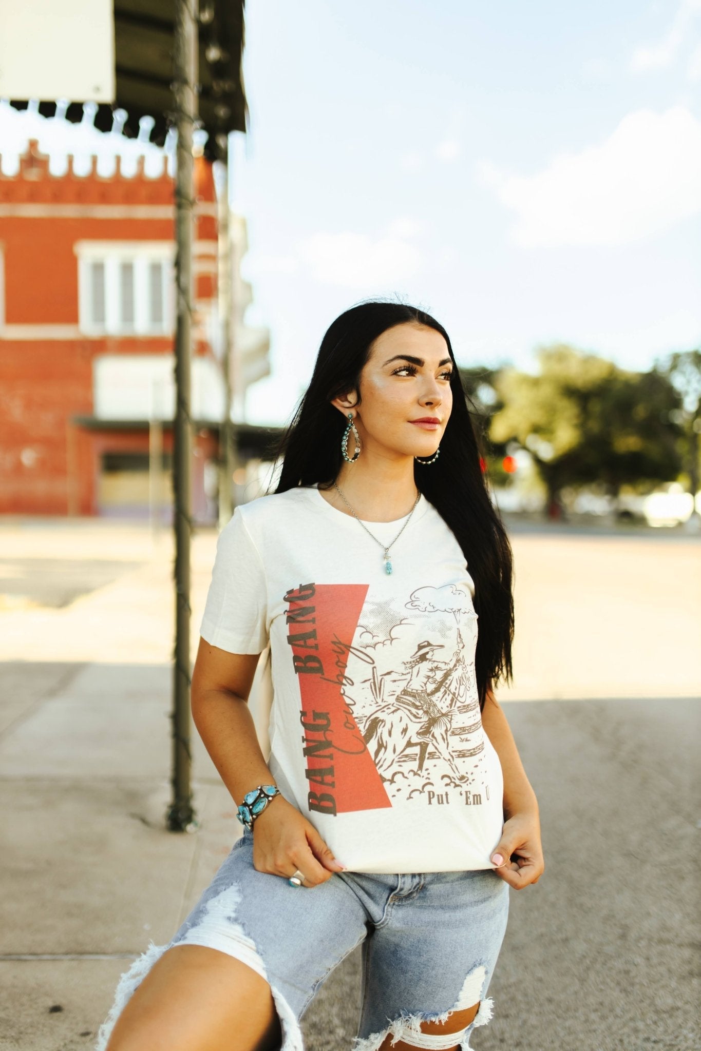Bang Bang Cowboy Graphic Tee - Rooted & Reckless Co.