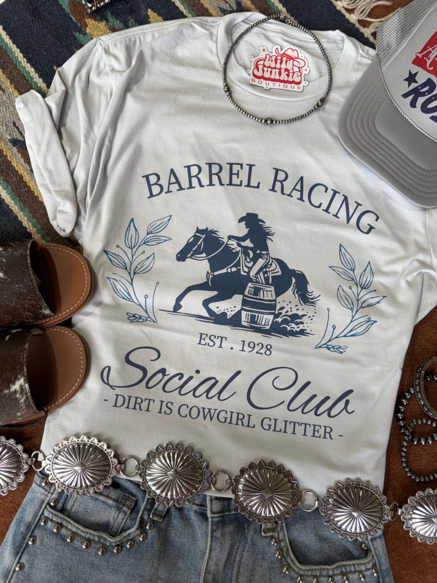 Barrel Racing Social Club Graphic Tee - Rooted & Reckless Co.