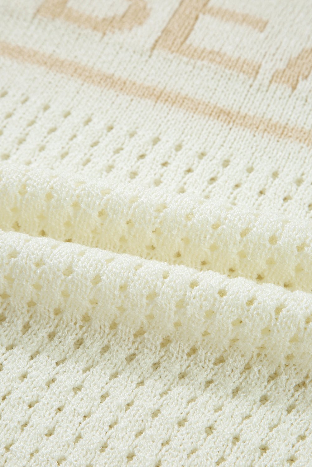BEACH Hollow Out Knit Dolman Sleeve Sweater - Rooted & Reckless Co.