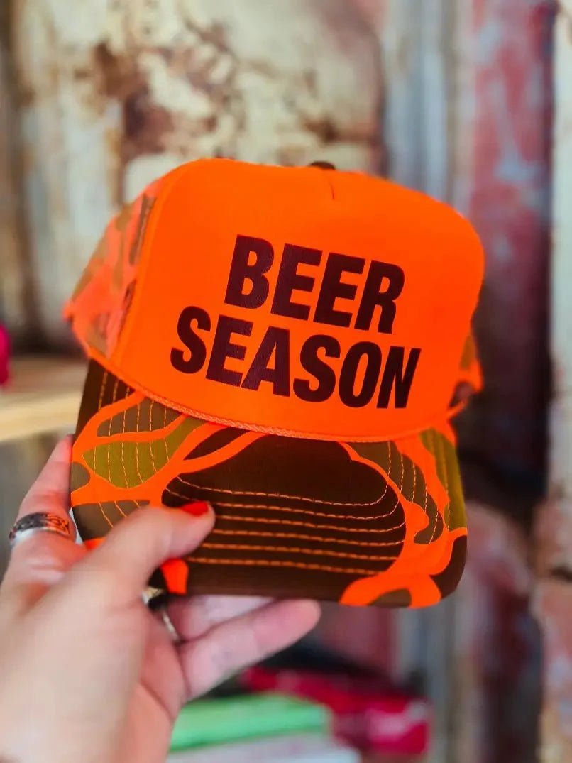 Beer Season Trucker Hat - Rooted & Reckless Co.