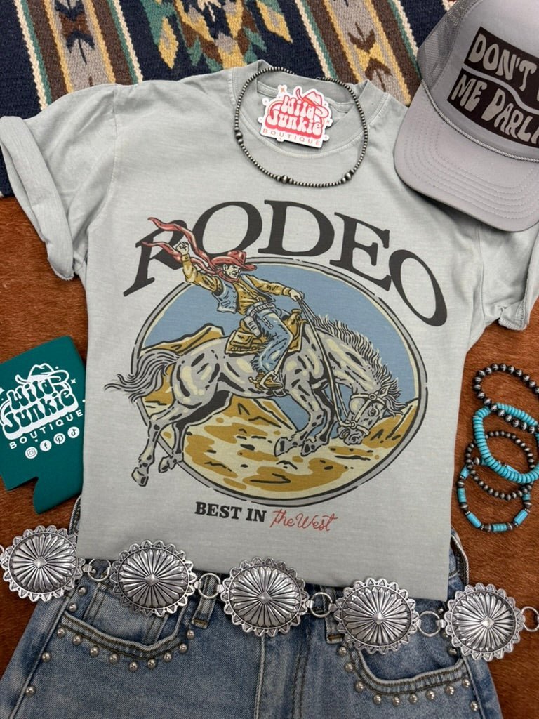 Best In The West Rodeo Graphic Tee - Rooted & Reckless Co.