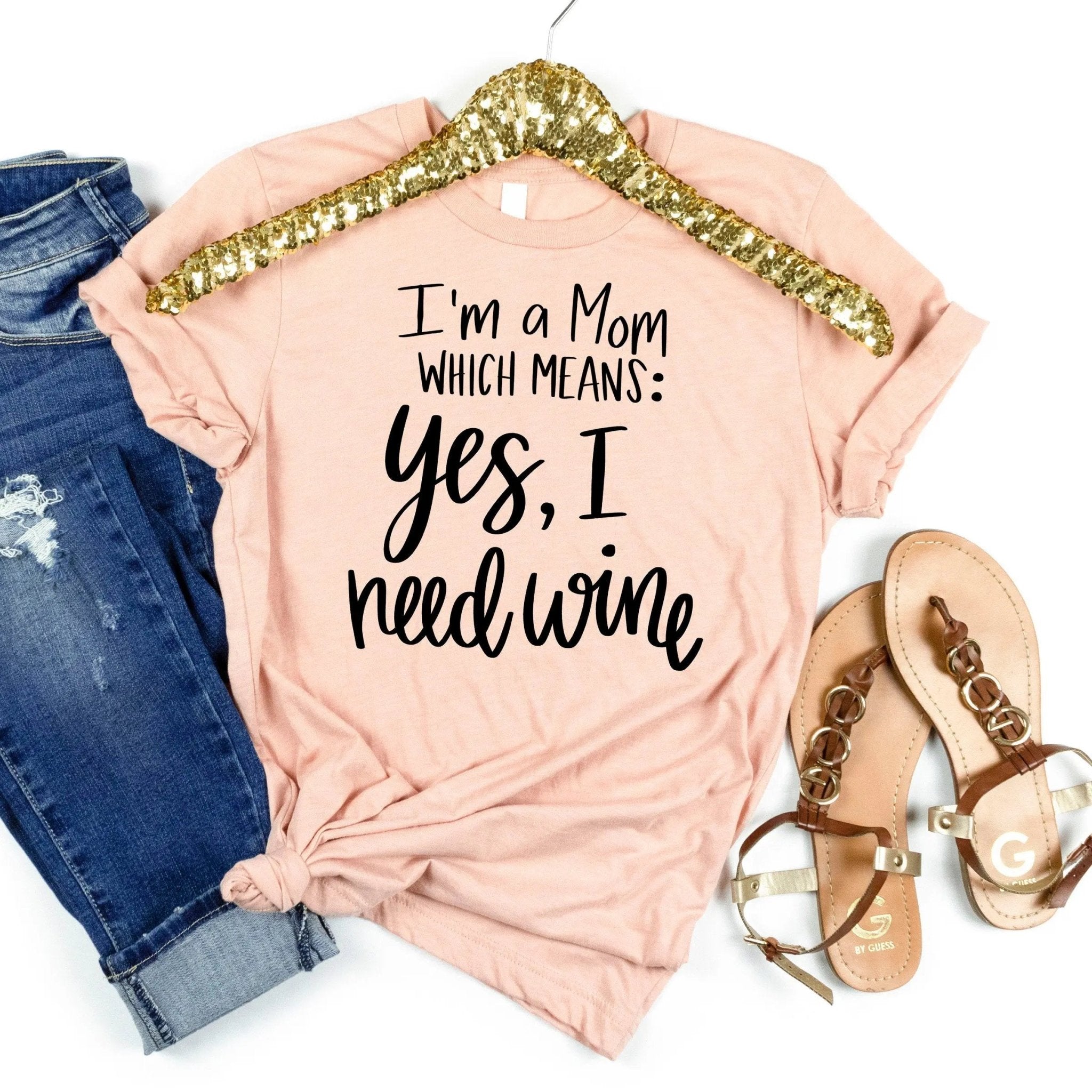 birthday gift for mom, mom gifts for wine drinker, moms birthday gift, funny mom shirt, gift shirt for mom, wine gift for mother - Rooted & Reckless Co.