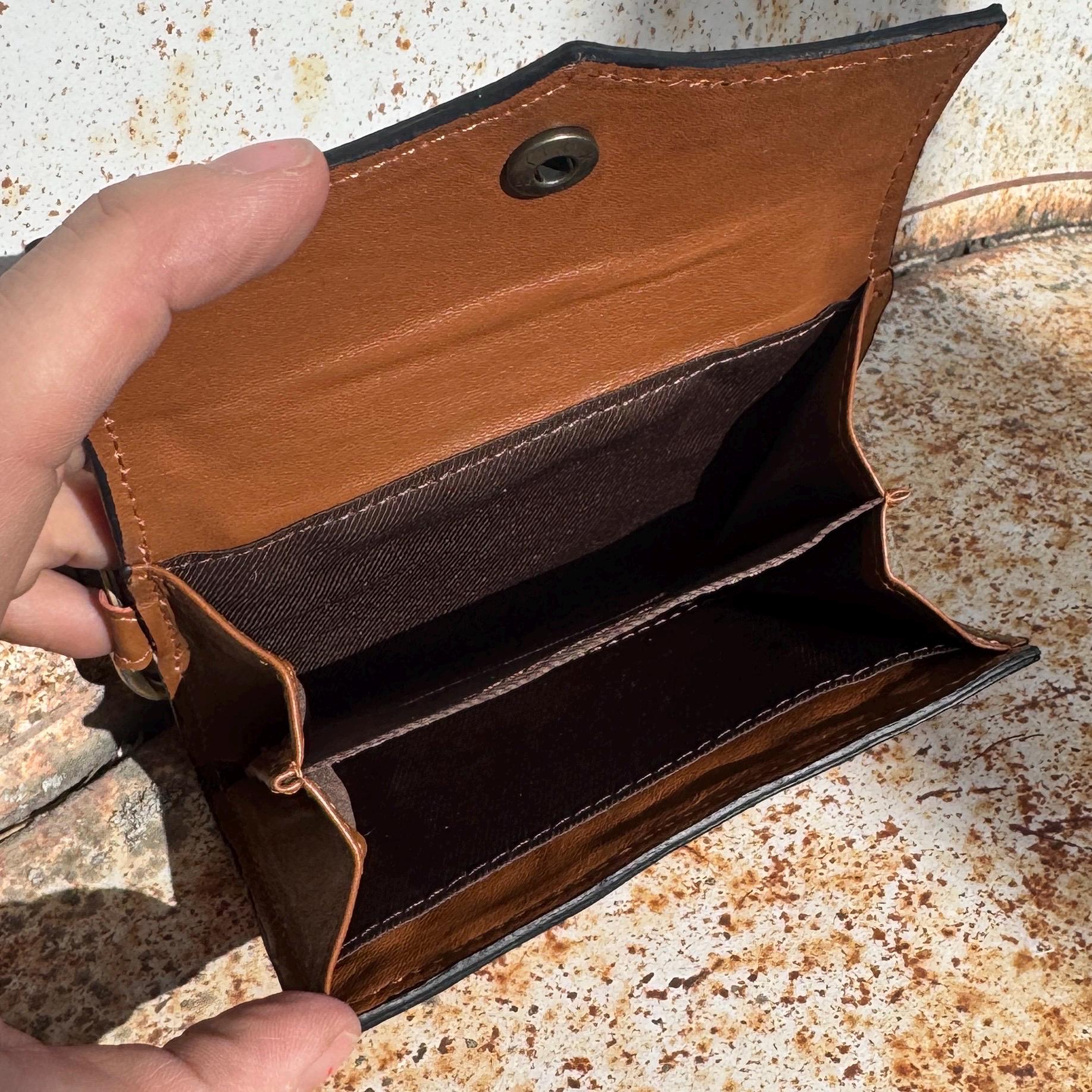 Black Pink or Brown Checkered Small Wallet by Double B Wild Rags - Rooted & Reckless Co.