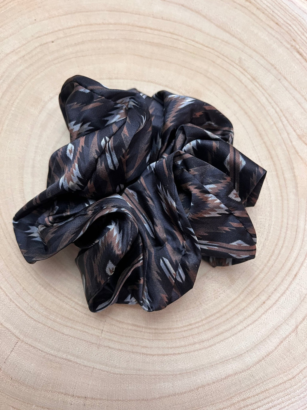 Blackburn Kreek Western Scrunchie — Sterling Kreek Hair Statement (5" x 1.5") - Rooted & Reckless Co.