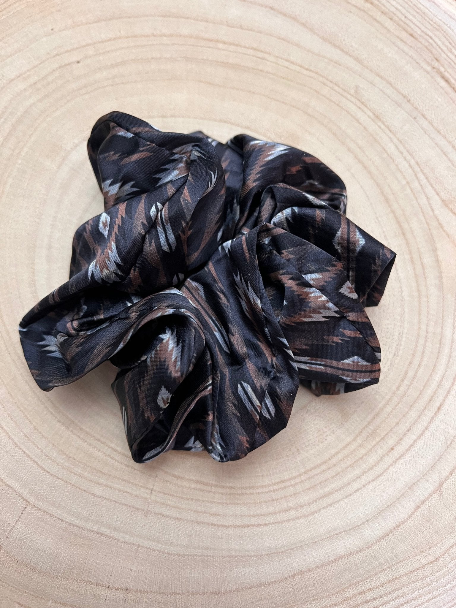 Blackburn Kreek Western Scrunchie — Sterling Kreek Hair Statement (5" x 1.5") - Rooted & Reckless Co.