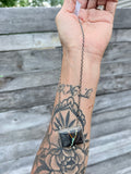 Blackjack Sterling Silver Necklace Native Made By Johnny Dixon - Rooted & Reckless Co.