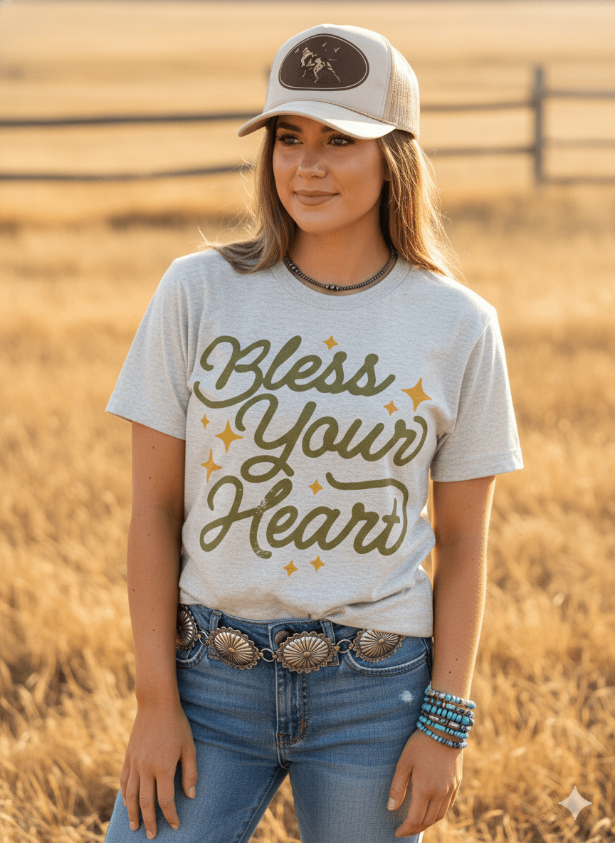 Bless Your Heart Graphic Tee - Rooted & Reckless Co.