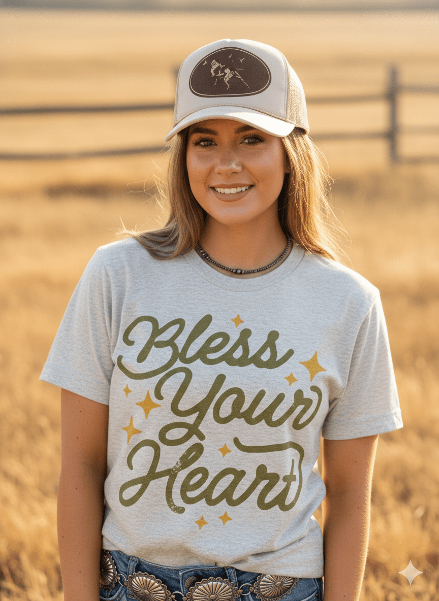 Bless Your Heart Graphic Tee - Rooted & Reckless Co.