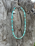 Blue Horizon Jasper Beaded Necklace - Rooted & Reckless Co.