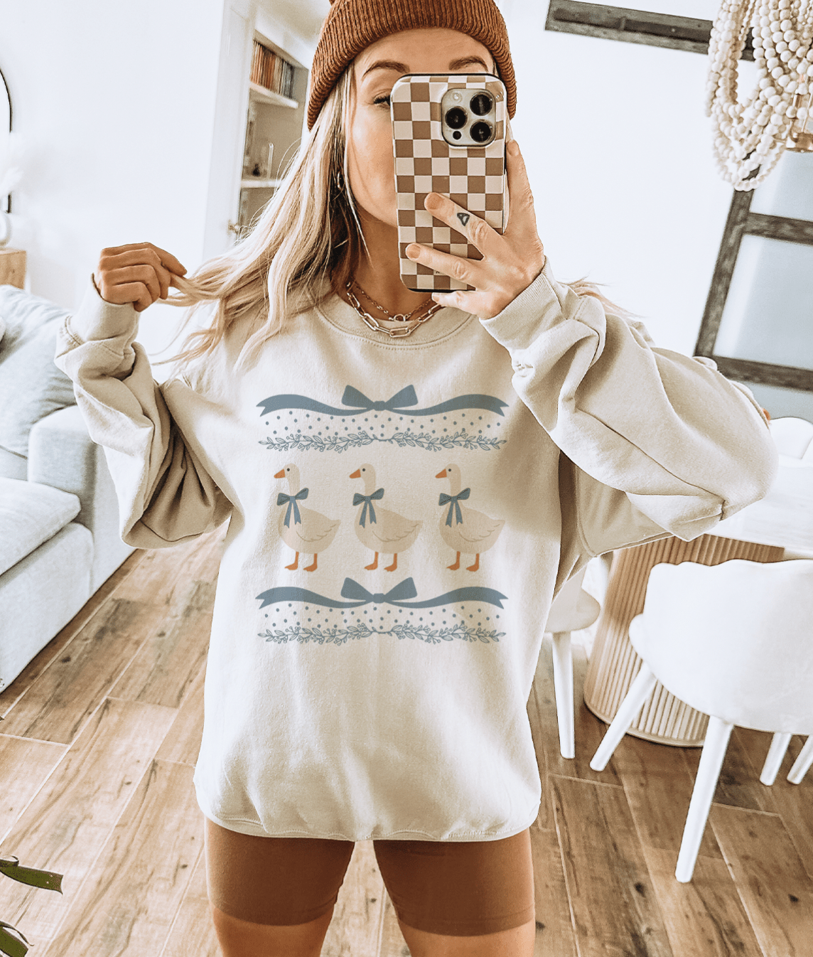 Blue Ribbon Goose Graphic Tee - Rooted & Reckless Co.