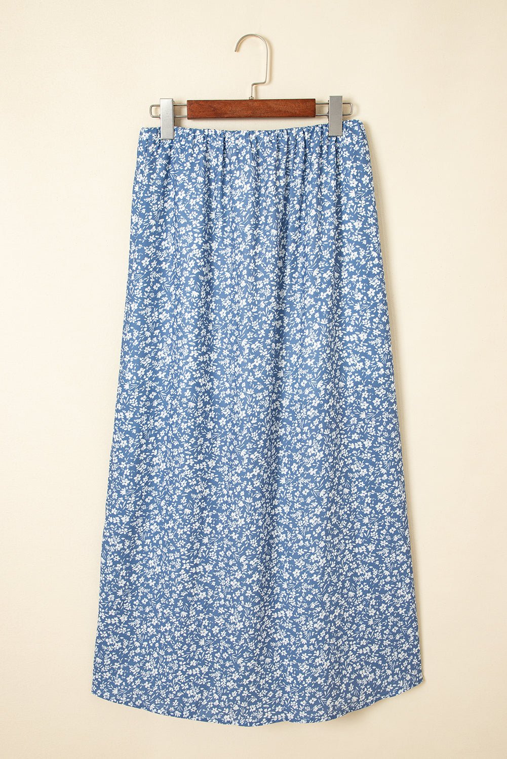 Boho Floral High Waist Side Split Maxi Skirt - Rooted & Reckless Co.