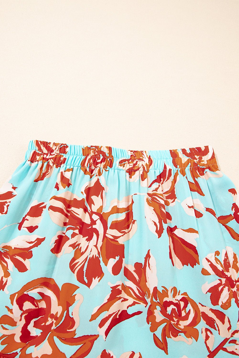 Boho Floral Side Slit Tiered Maxi Skirt - Rooted & Reckless Co.