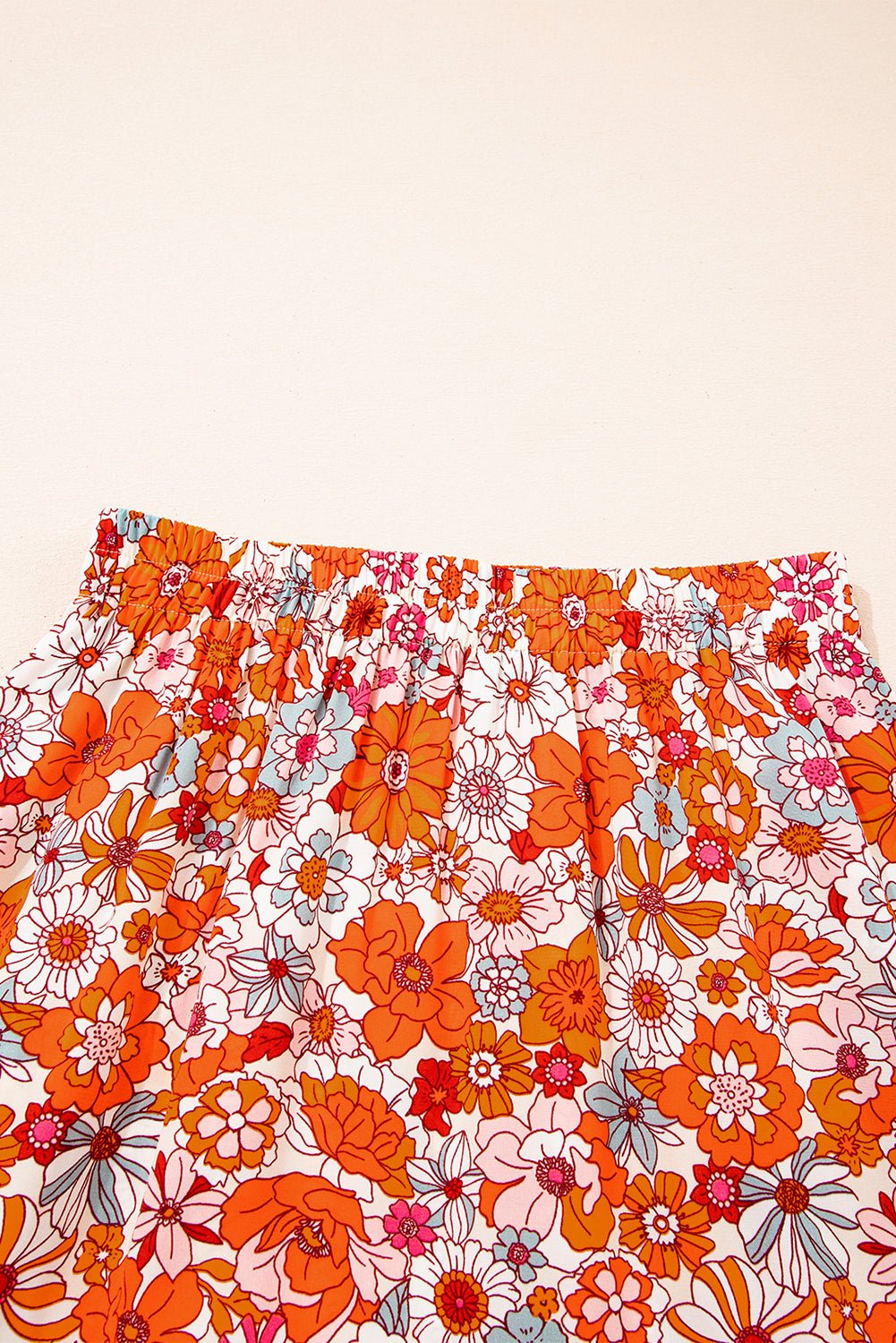 Boho Floral Tiered Maxi Skirt Split - Rooted & Reckless Co.
