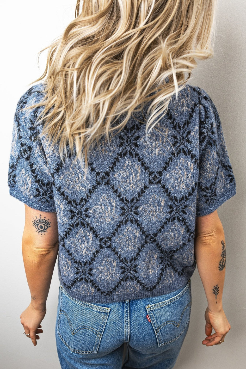 Boho Knit Short Sleeve Button Front Cardigan - Rooted & Reckless Co.