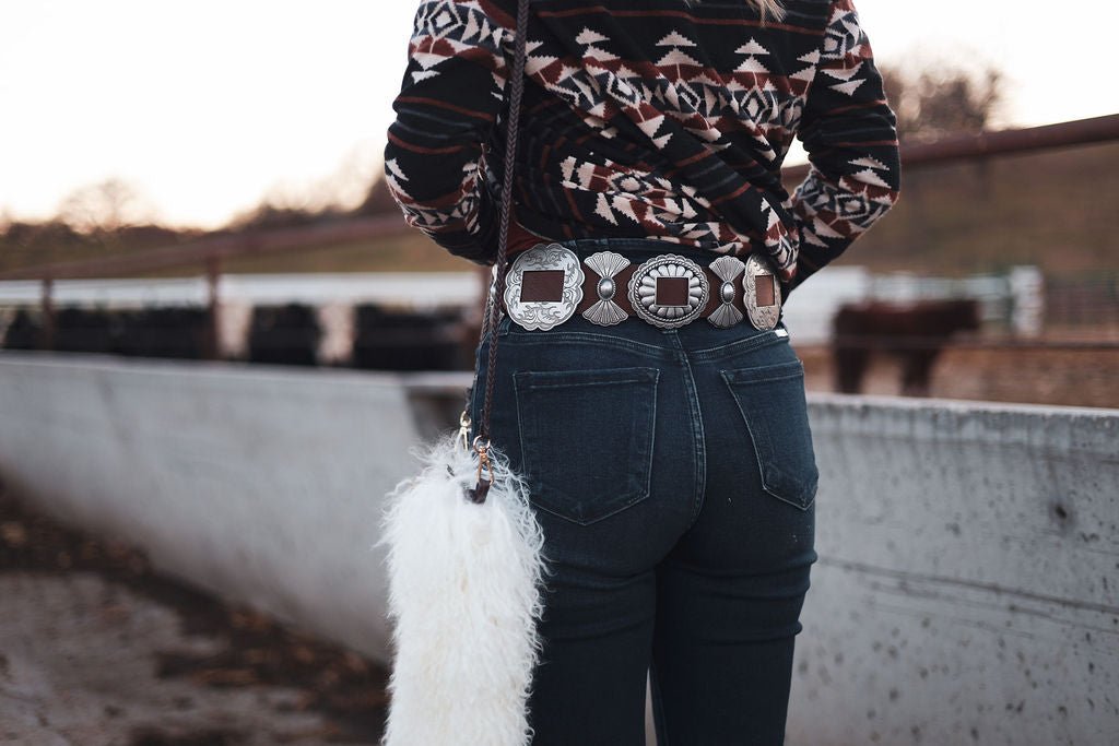 BOMBOM "Calgary" Western Open Front Cardigan — Luxurious Soft Layering Piece Made in USA (Medium available) - Rooted & Reckless Co.