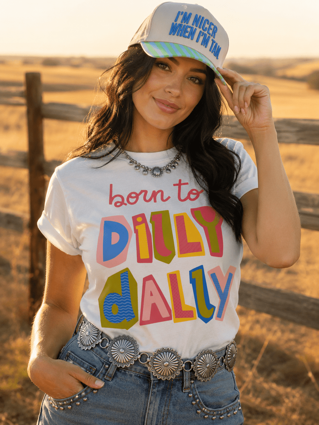 Born to Dilly Dally Retro Graphic Tee - Rooted & Reckless Co.