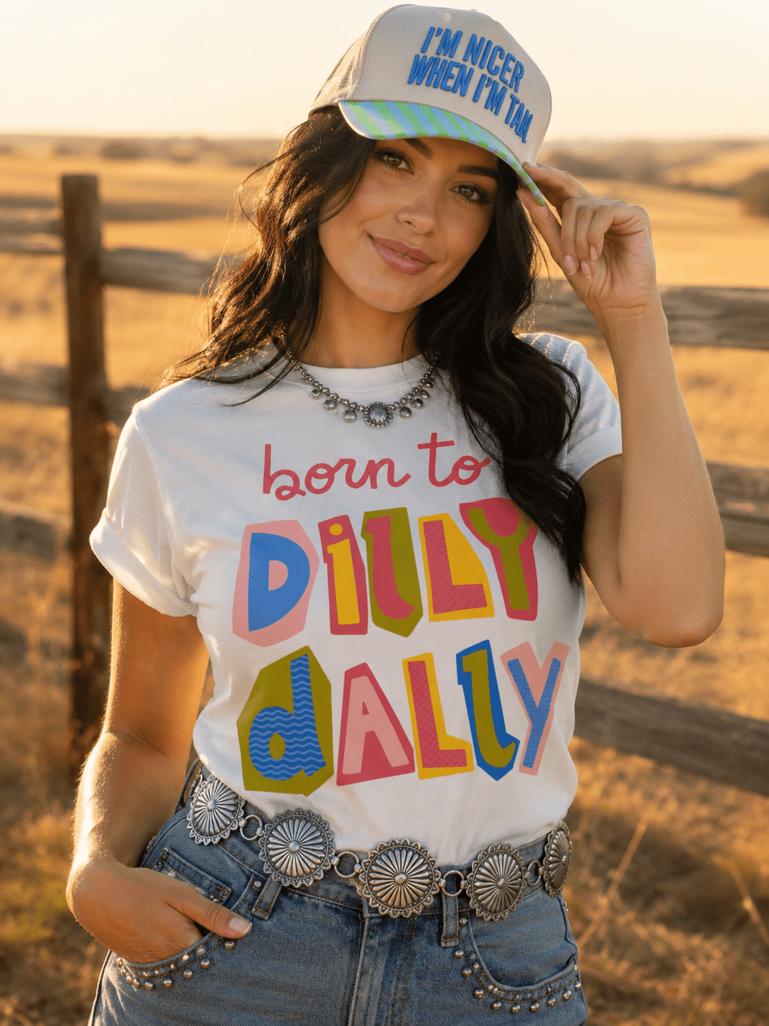 Born to Dilly Dally Retro Graphic Tee - Rooted & Reckless Co.