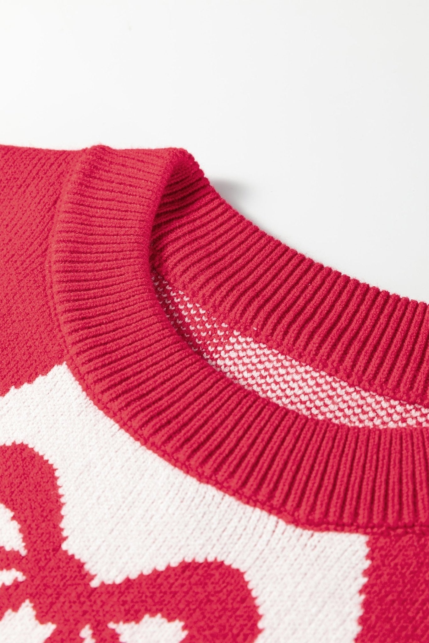 Bow Colorblock Rhombus Drop Shoulder Sweater - Rooted & Reckless Co.