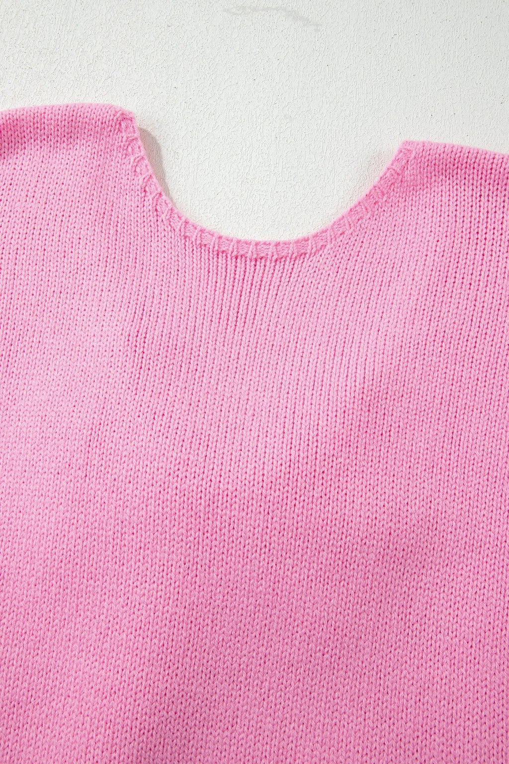 Bow Tie Backless Bubble Sleeve Sweater - Rooted & Reckless Co.