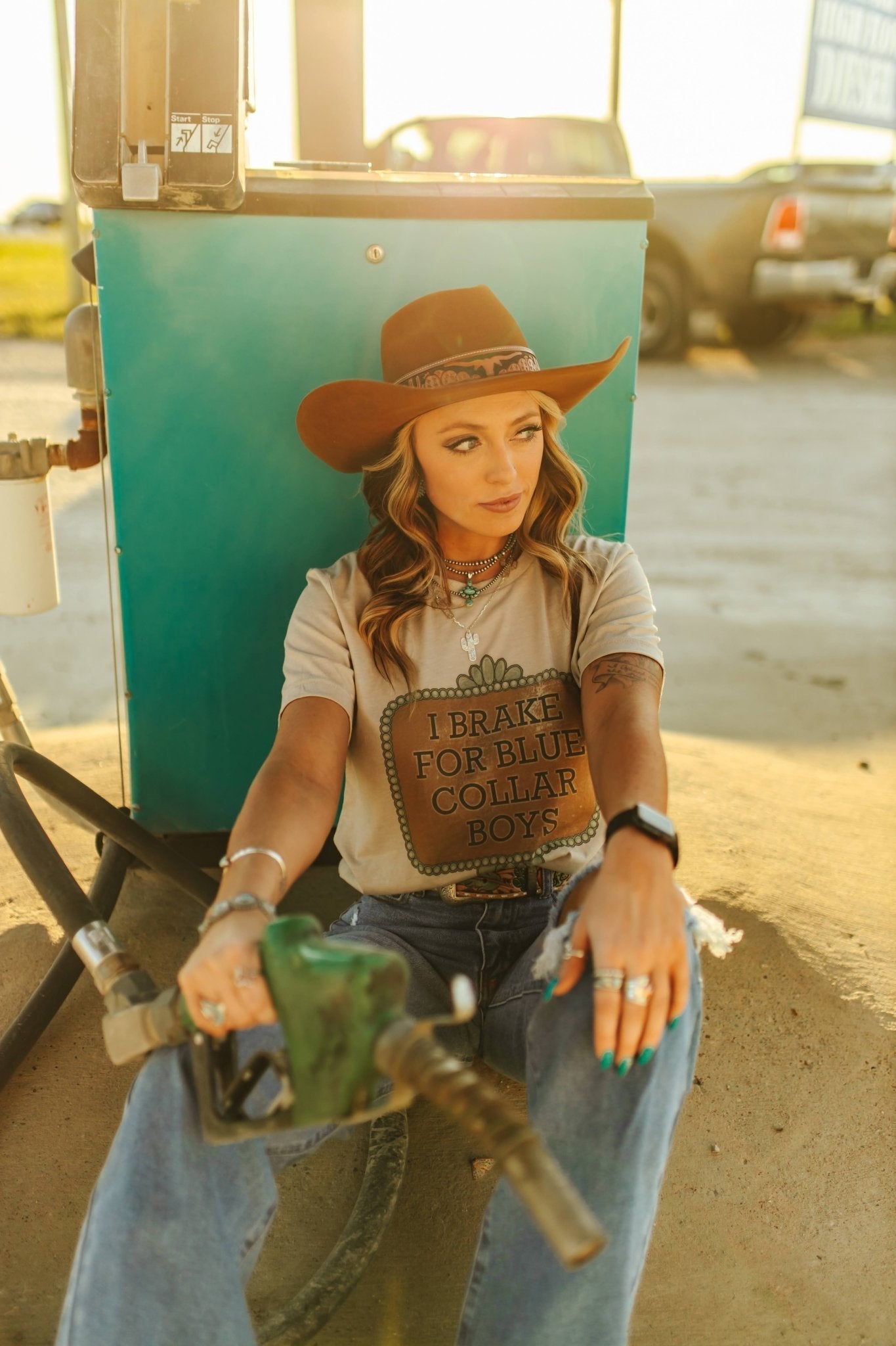 Brake For Blue Collar Boys Graphic Tee - Rooted & Reckless Co.