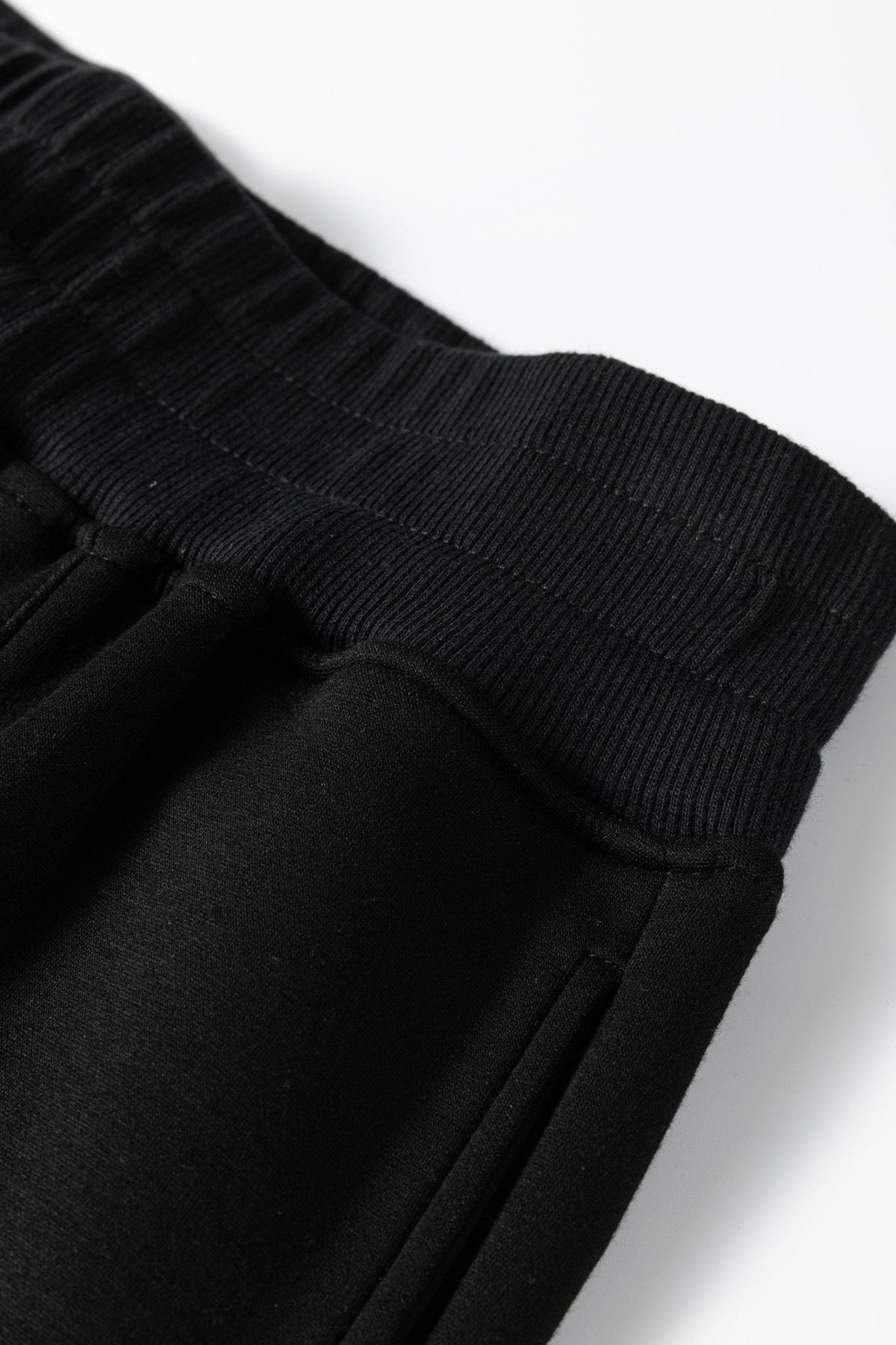 Bristol Black Collared V-Neck Pullover Sweatshirt Sweatpants Set - Rooted & Reckless Co.