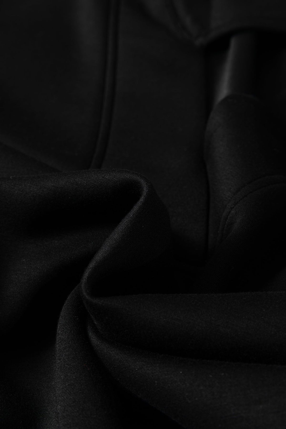 Bristol Black Collared V-Neck Pullover Sweatshirt Sweatpants Set - Rooted & Reckless Co.