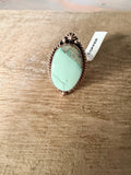 Broken Arrow Variscite Copper Ring - Rooted & Reckless Co.