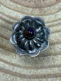 Byron Begay Navajo Sterling Silver Purple Spiny Oyster Ring — Size 7 - Rooted & Reckless Co.