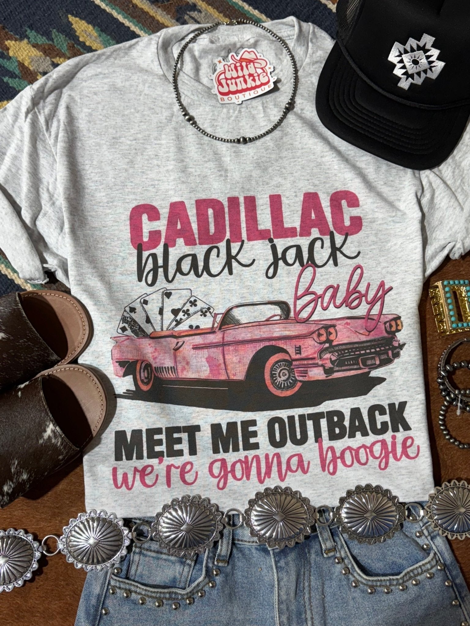 Cadillac Black Jack Graphic Tee - Rooted & Reckless Co.